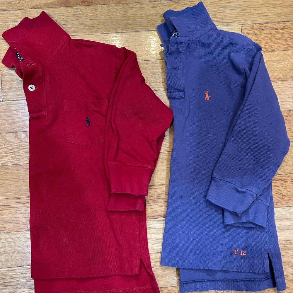 Polo by Ralph Lauren Kids Red and Purple Polos